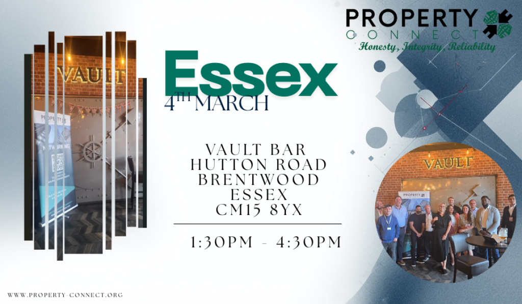 Property Connect Networking Event Essex 4th March 2026