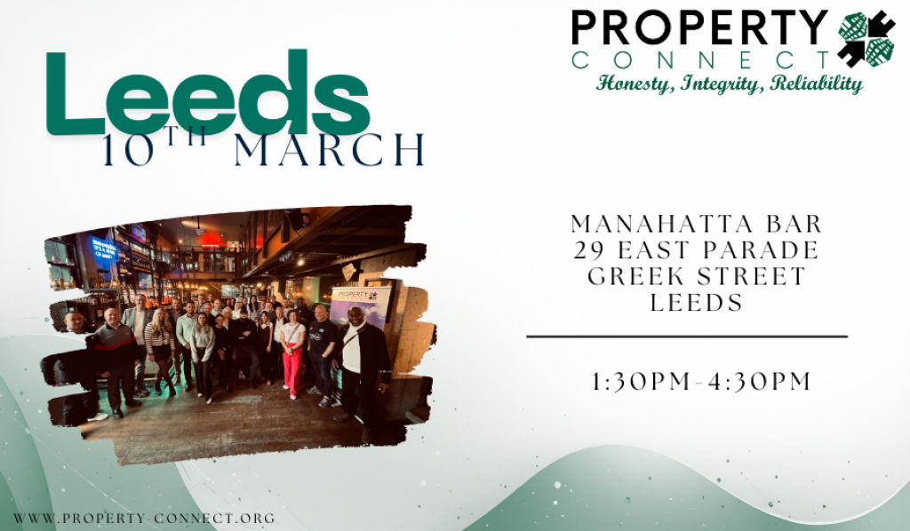Property Connect Networking Event Leeds 10th March 2026