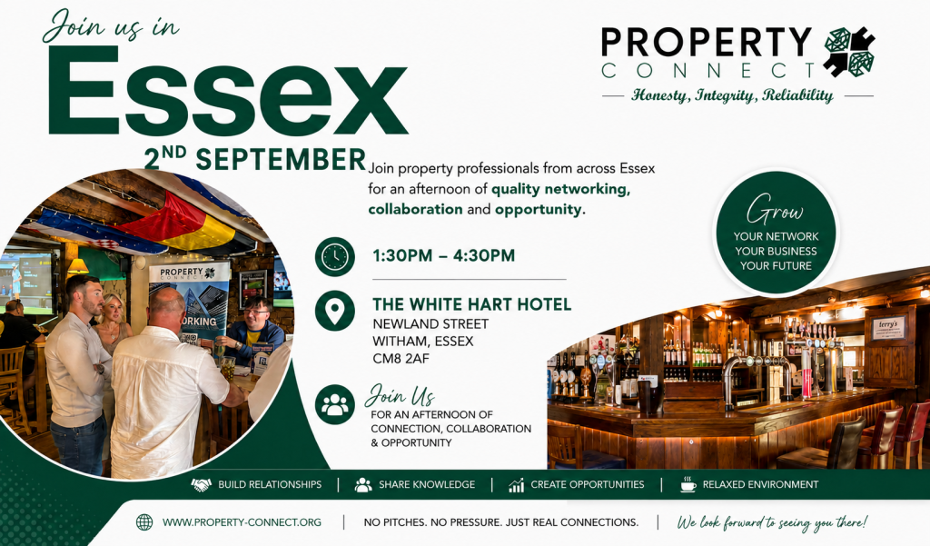 Property Connect Networking Event Essex 2nd September 2026