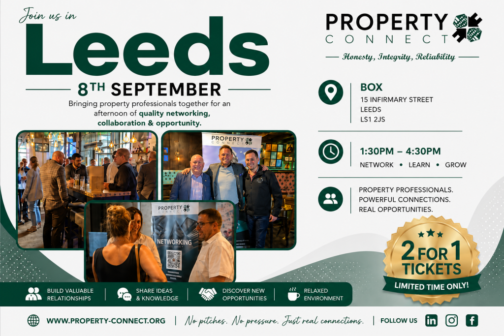 Property Connect Networking Event Leeds 8th September 2026