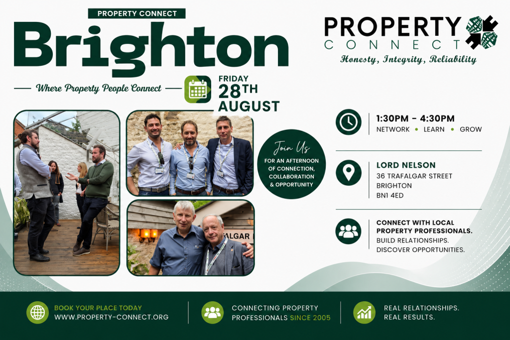 Property Connect Networking Event Brighton 28th August 2026