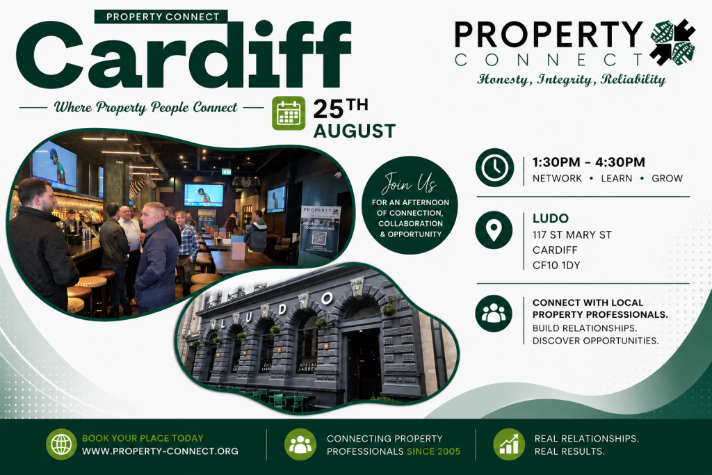 Property Connect Networking Event Cardiff 25th August 2026