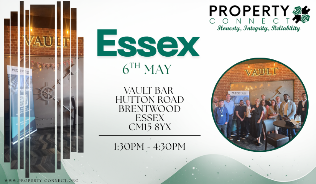 Property Connect Networking Event Essex 6th May 2026 Property Connect Networking Event Essex 6th May 2026