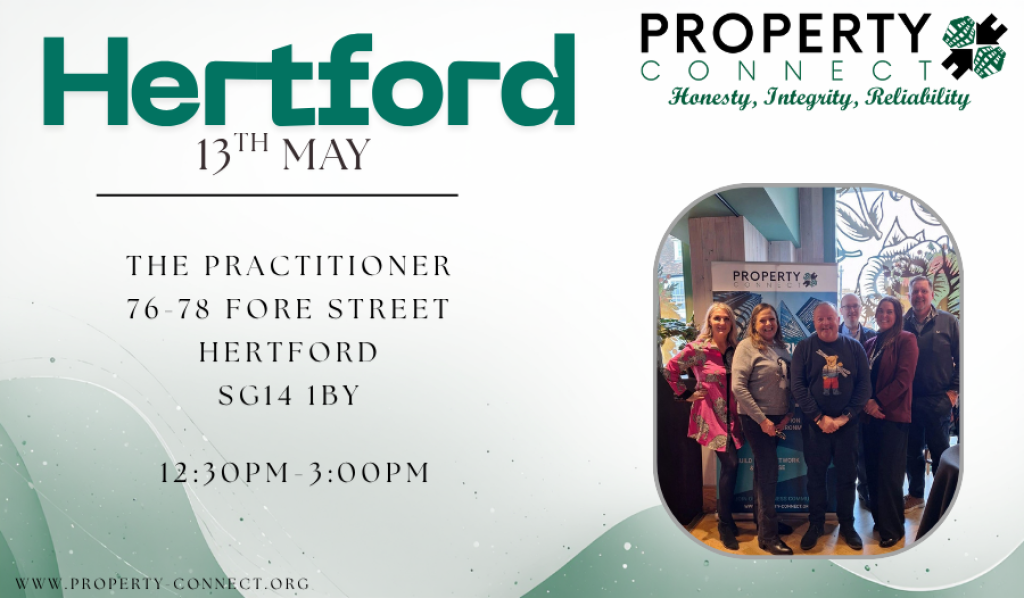 Property Connect Networking Event Hertford 13th May 2026