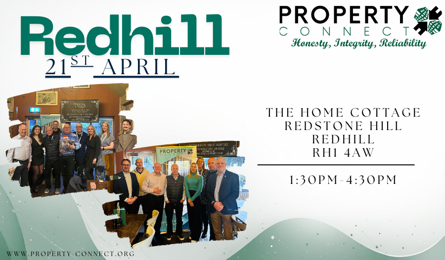 Property Connect Networking Event Redhill 21st April 2026