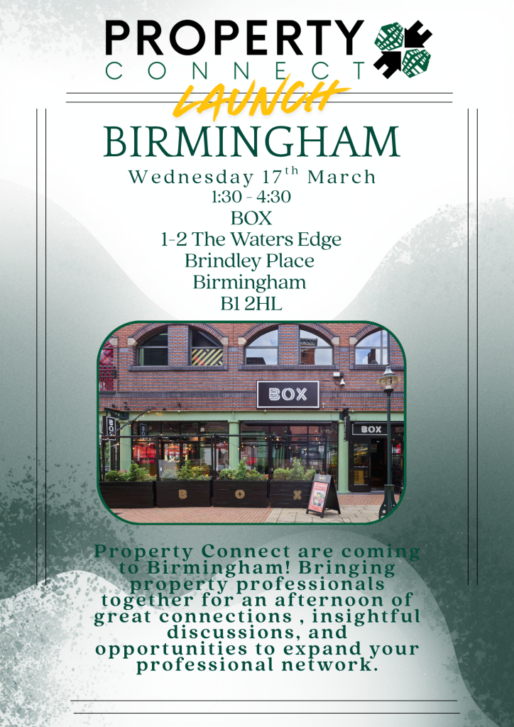 Property Connect Networking Event Birmingham June 17th 2026