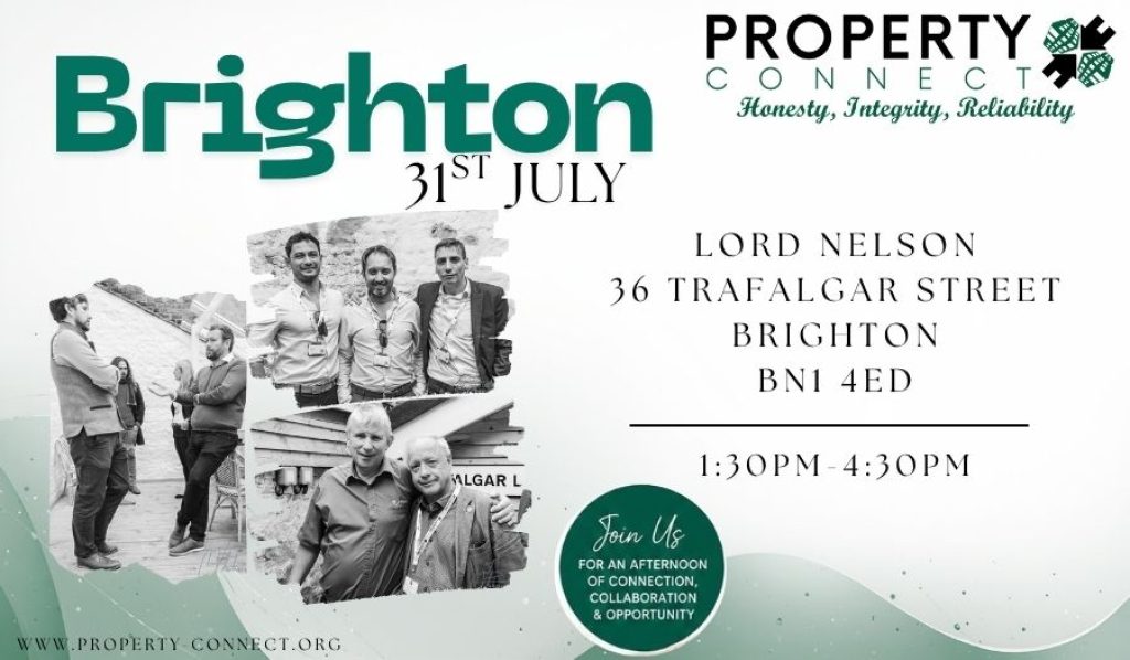 Property Connect Networking Event Brighton 31st July 2026