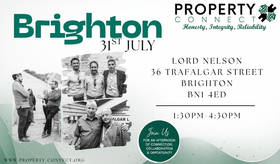 Property Connect Networking Event Brighton 31st July 2026