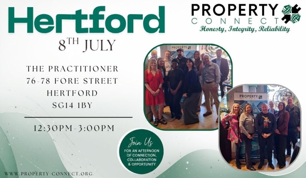 Property Connect Networking Event Hertford 8th July 2026