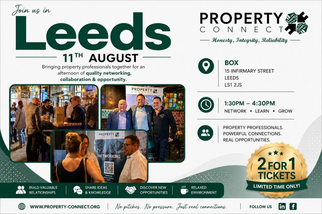 Property Connect Networking Event Leeds 11th August 2026